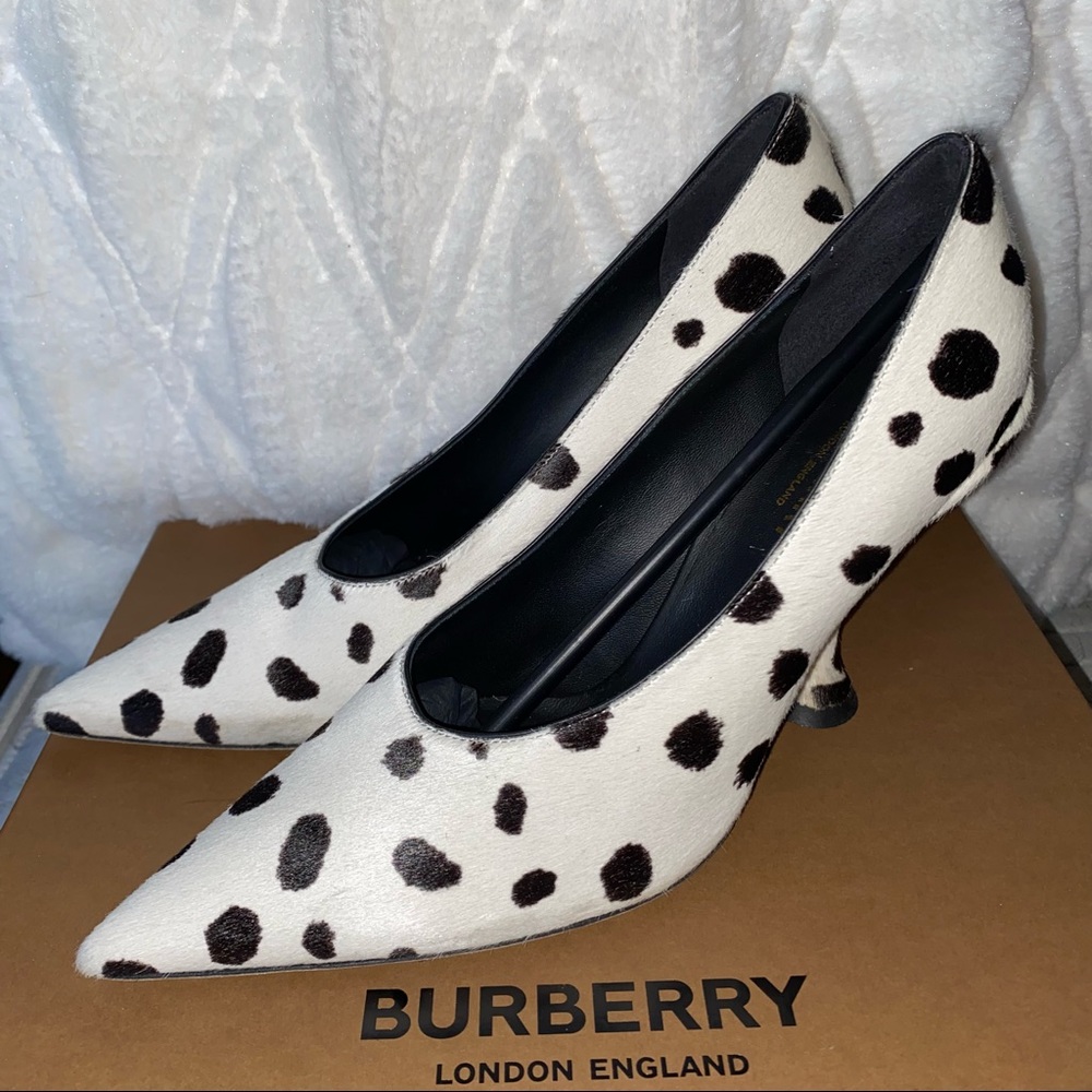 Ariana Grande BURBERRY heels- size 38 (7.5/8 w)